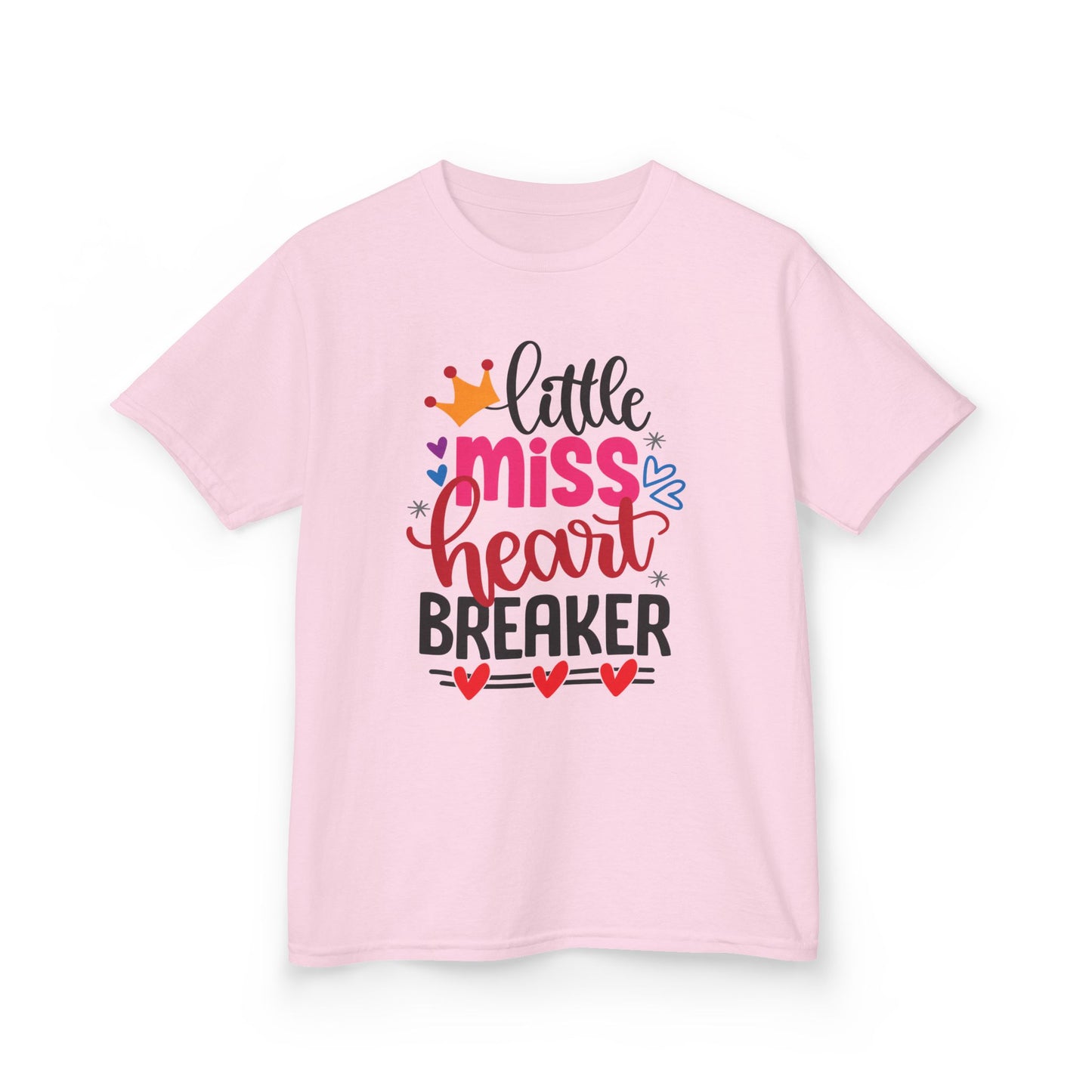 Little Miss Heartbreaker Kids Tee - Cute Graphic T-Shirt for Girls