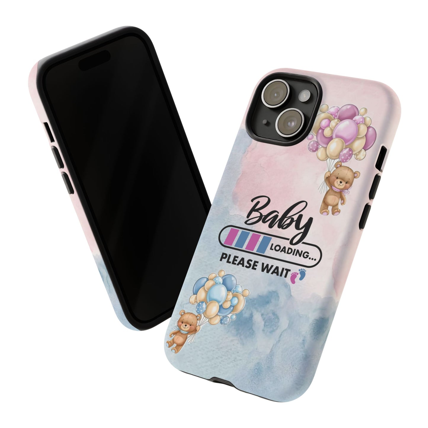 Cute Baby Loading Phone Case for iPhone - Maternity Cover for Pregnancy Reveal or Baby Shower