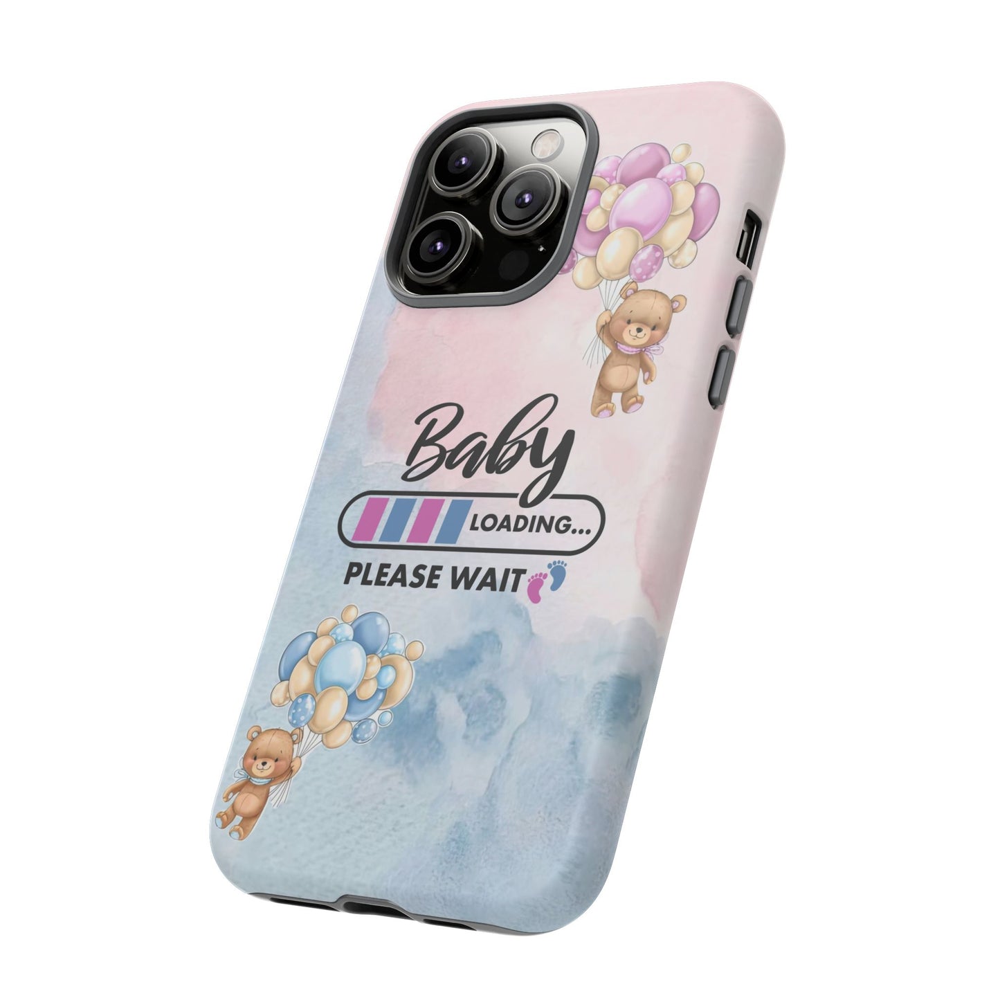 Cute Baby Loading Phone Case for iPhone - Maternity Cover for Pregnancy Reveal or Baby Shower