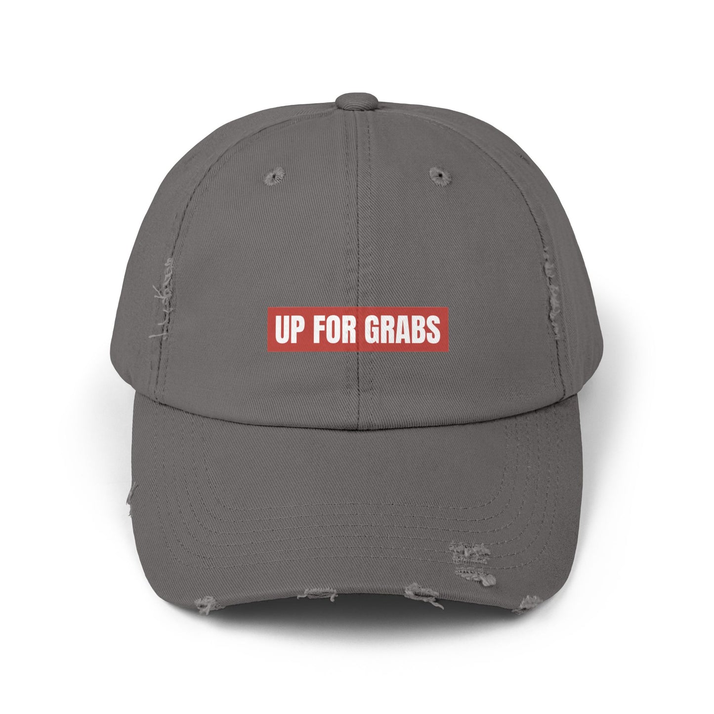 Up For Grabs Unisex Distressed Cap