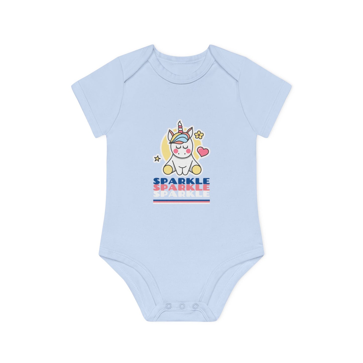 Unicorn Baby Organic Short Sleeve Bodysuit