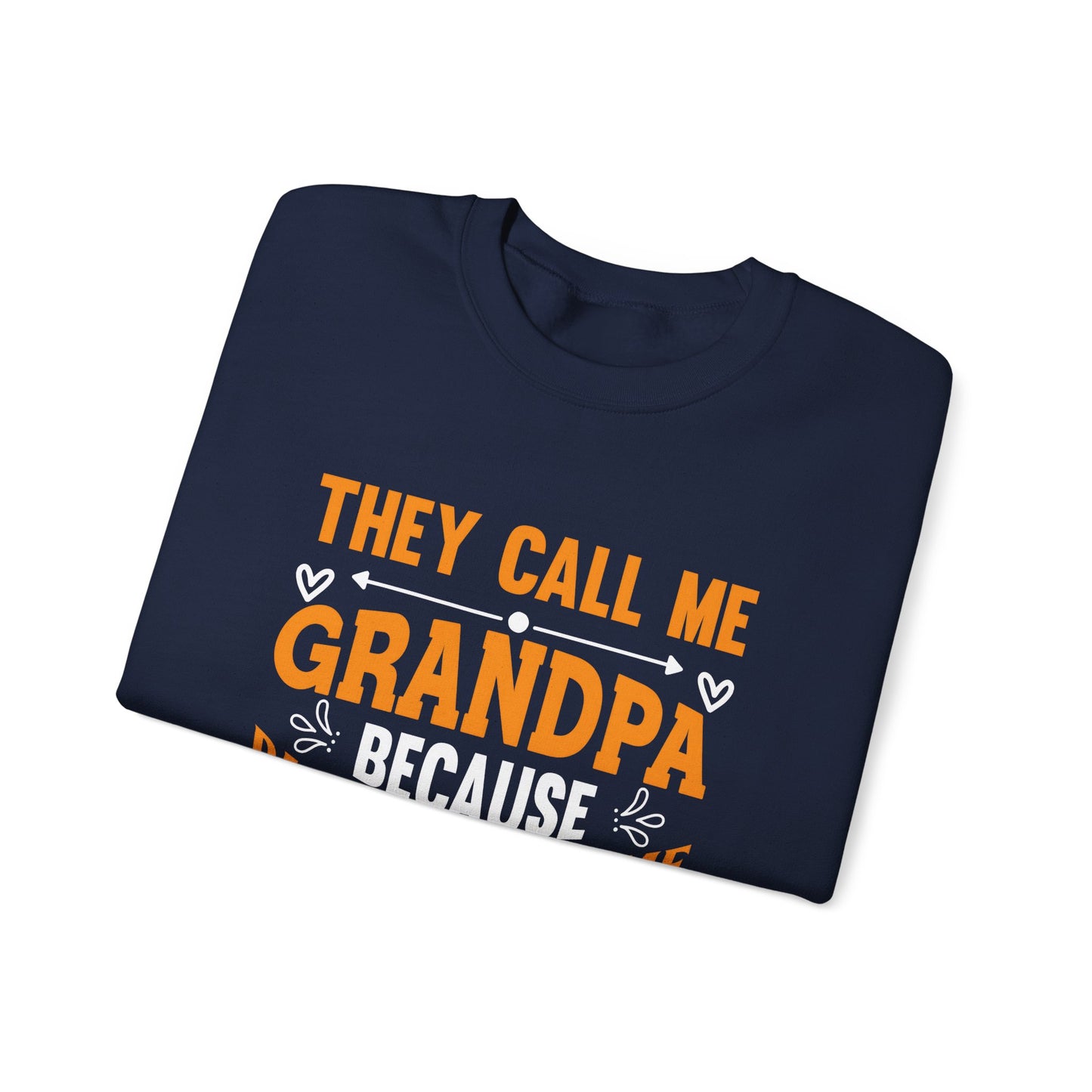 Grandpa's Partner in Crime Sweatshirt | Fun Gift for Grandfathers