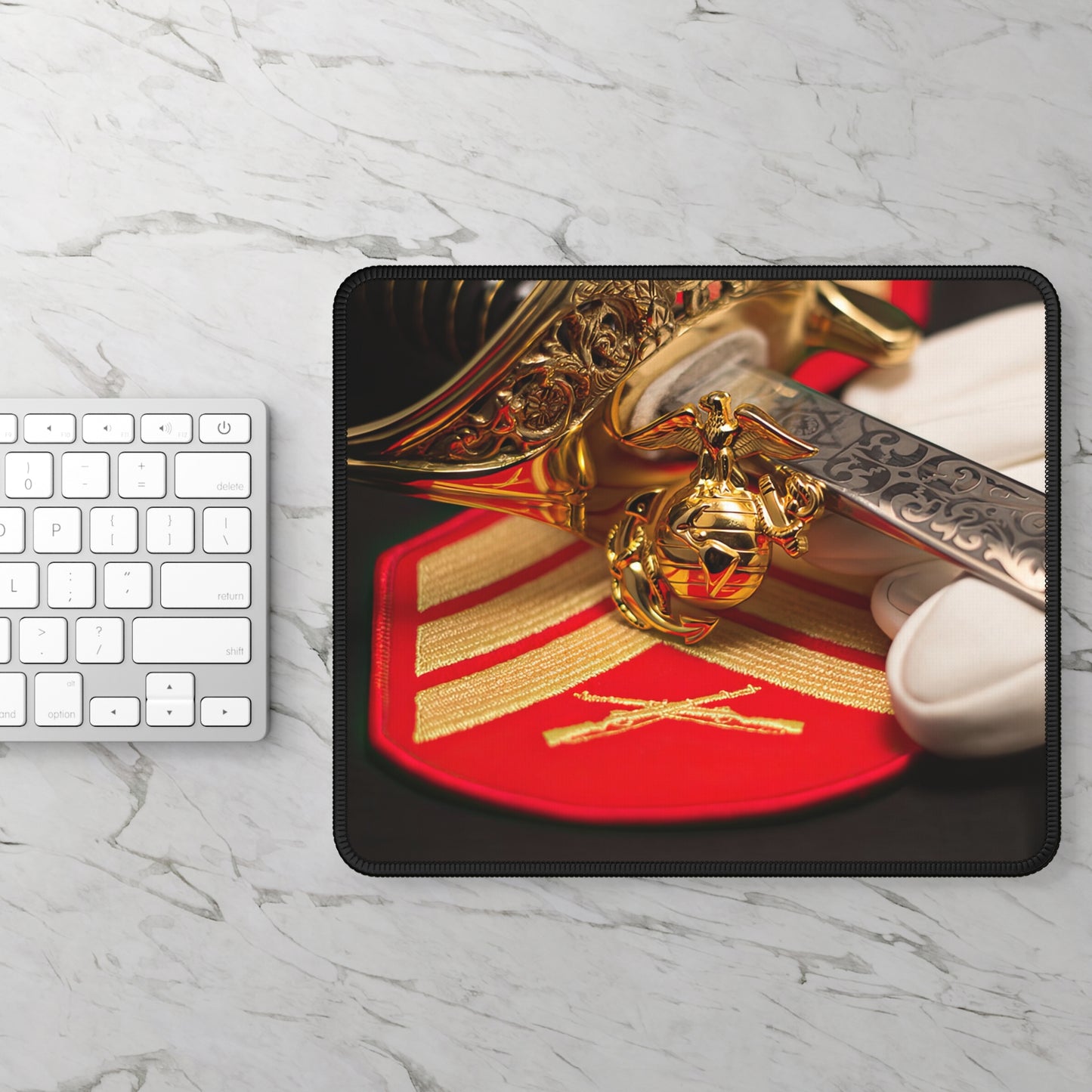 Premium Patriotic Mouse Pad - Military Themed Design
