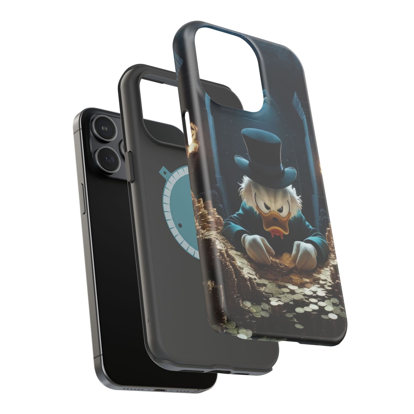 Magnetic Phone Case - Scrooge McDuck Design