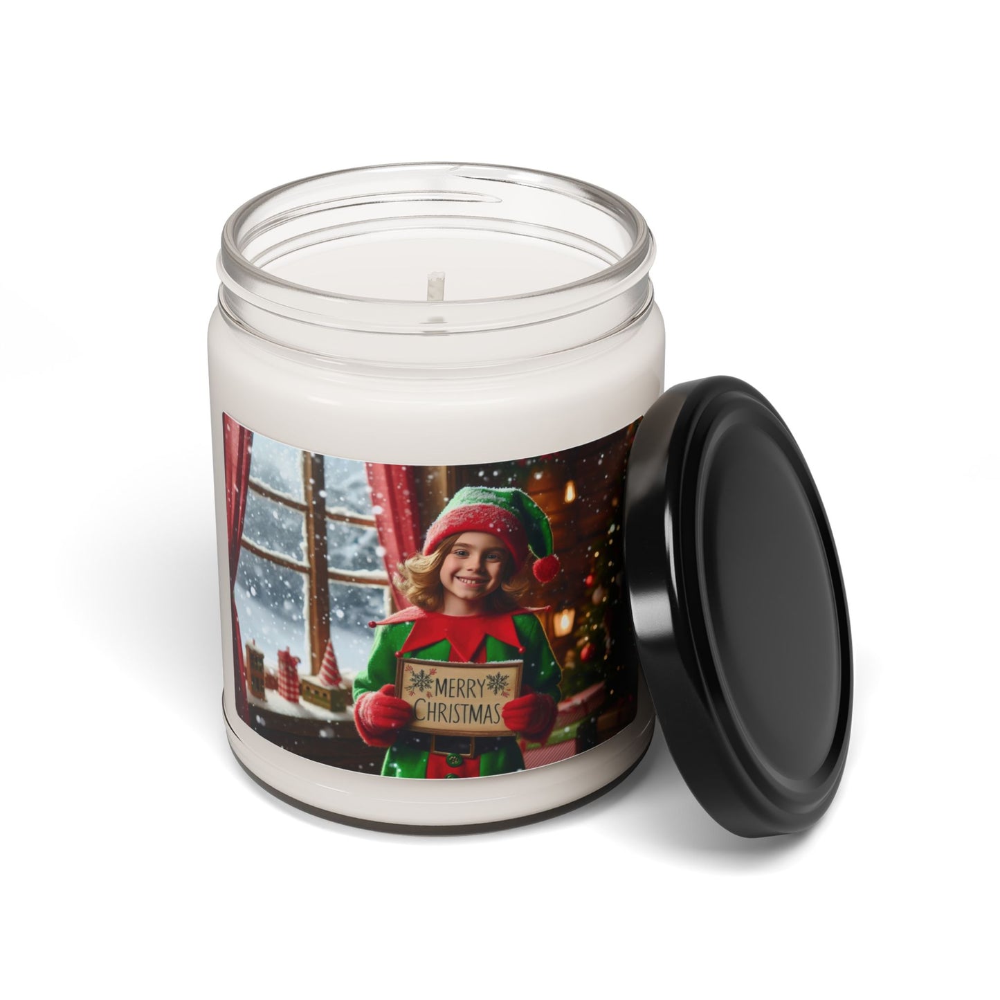 Merry Elf Wishes Scented Soy Candle, 9oz