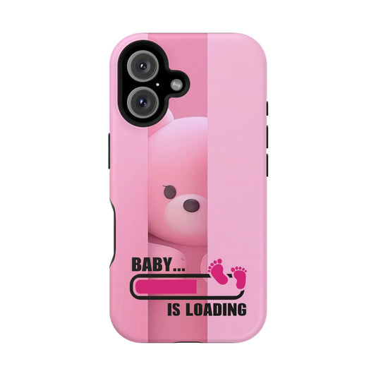 Cute Baby Loading Magnetic Phone Case, Expecting Parents Gift