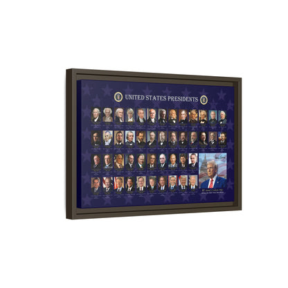 Presidential Portraits Canvas Art Print / Framed