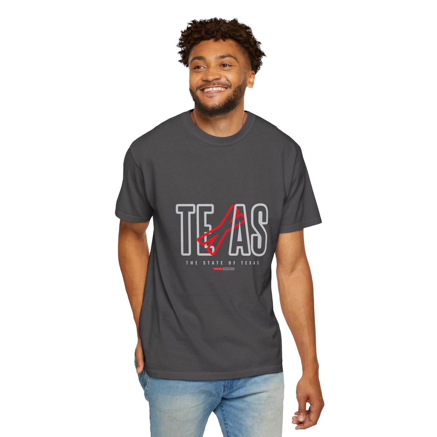 Texas Pride Unisex Garment-Dyed T-Shirt - Casual Style for State Lovers