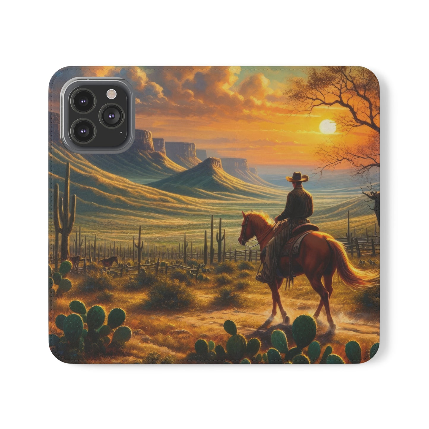 Texas Sunset Flip Cases