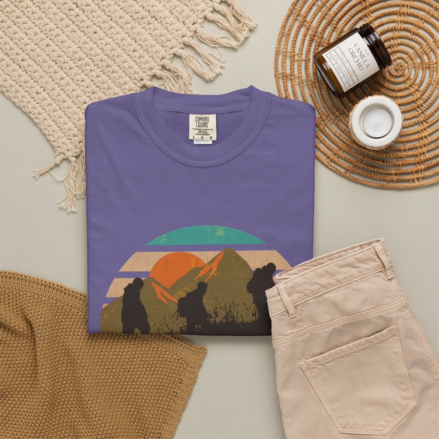 Take Me To The Mountains Unisex Garment-Dyed T-shirt
