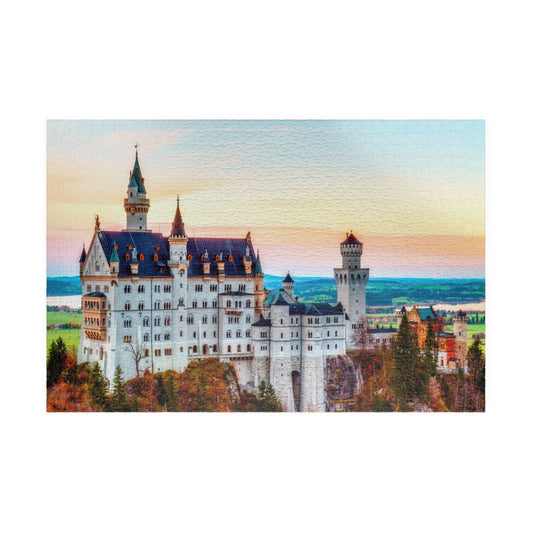 Neuschwanstein Castle Puzzle - 1014-Piece Scenic Jigsaw for Relaxation and Fun