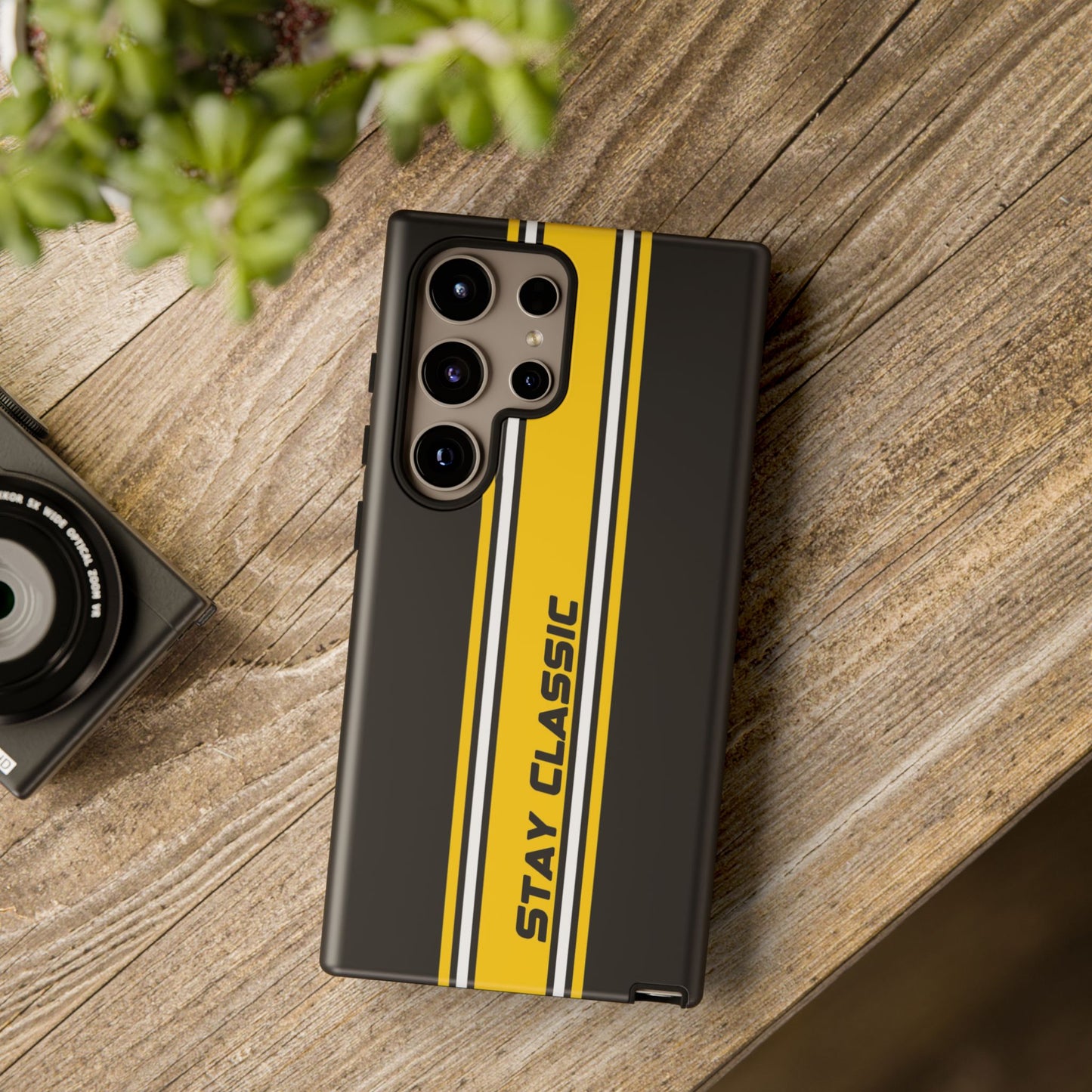 Stay Classic Tough Case – Minimalist Racing Design
