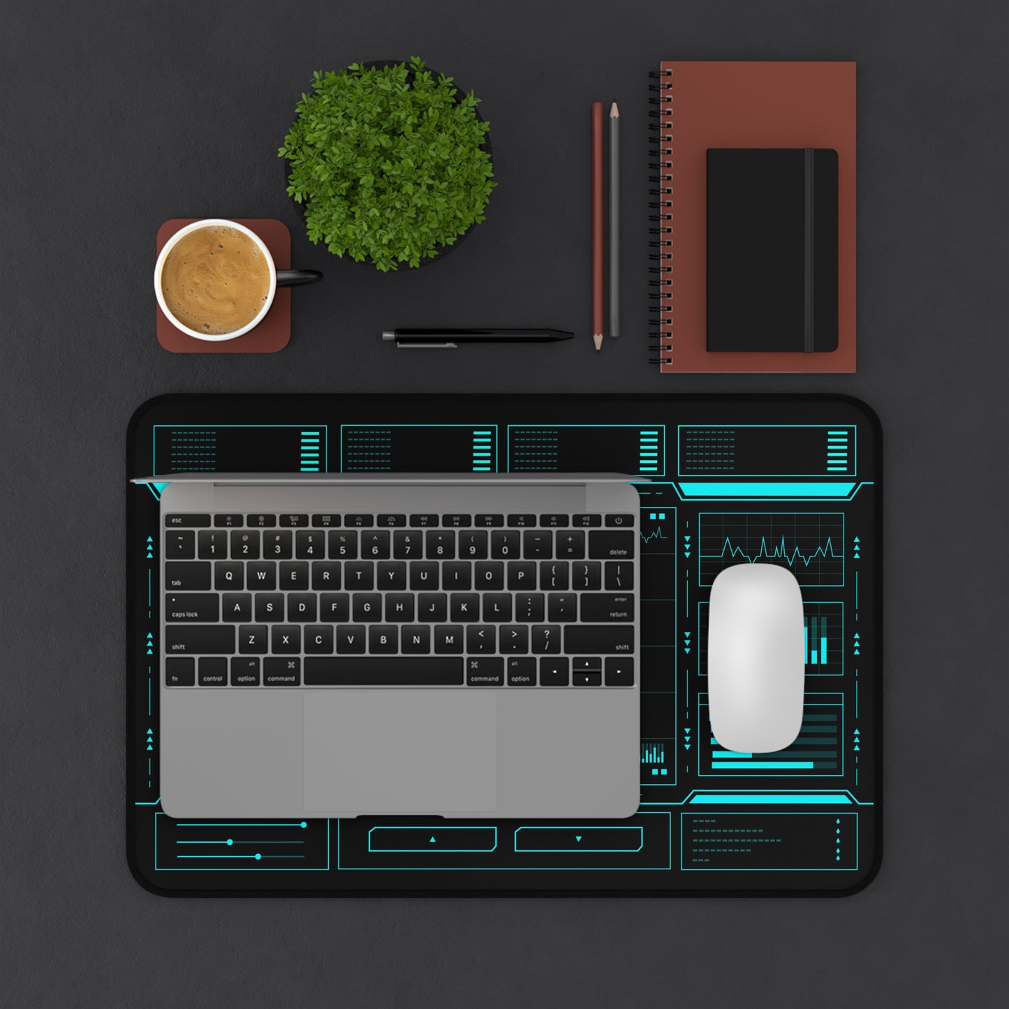 Radar Screen Desk Mat