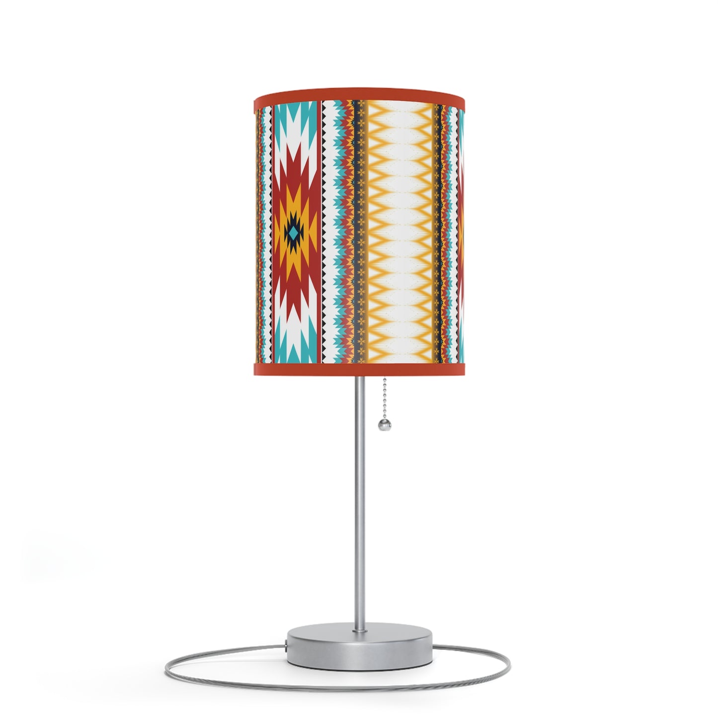 Tribal Threads Lamp on a Stand, US|CA plug / White