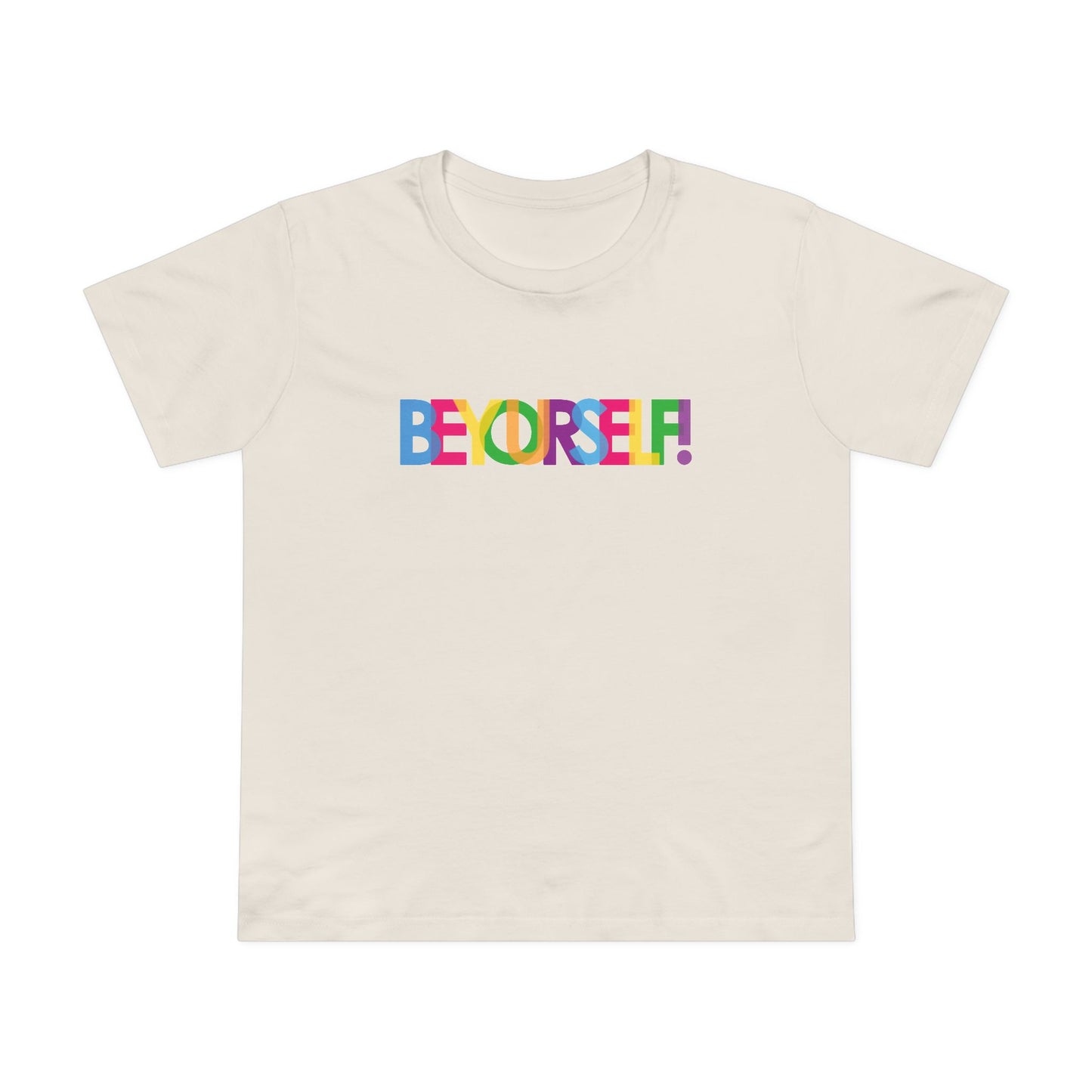 Inspirational Women’s Maple Tee - Be Yourself Graphic T-Shirt