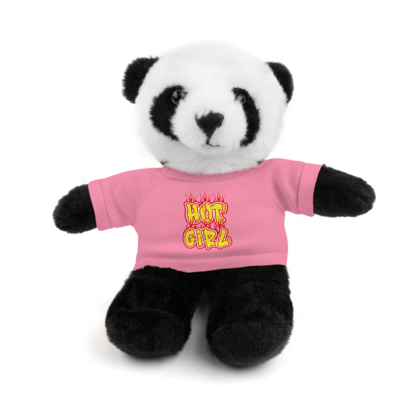 Cute Plush Animal with Hot Girl Tee for Birthdays, Baby Showers, Children, Gifts