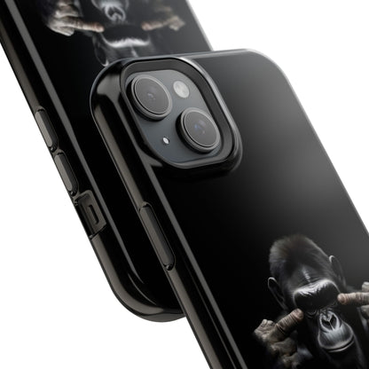Edgy Gorilla Magnetic iPhone Case, Unique Cell Phone Cover