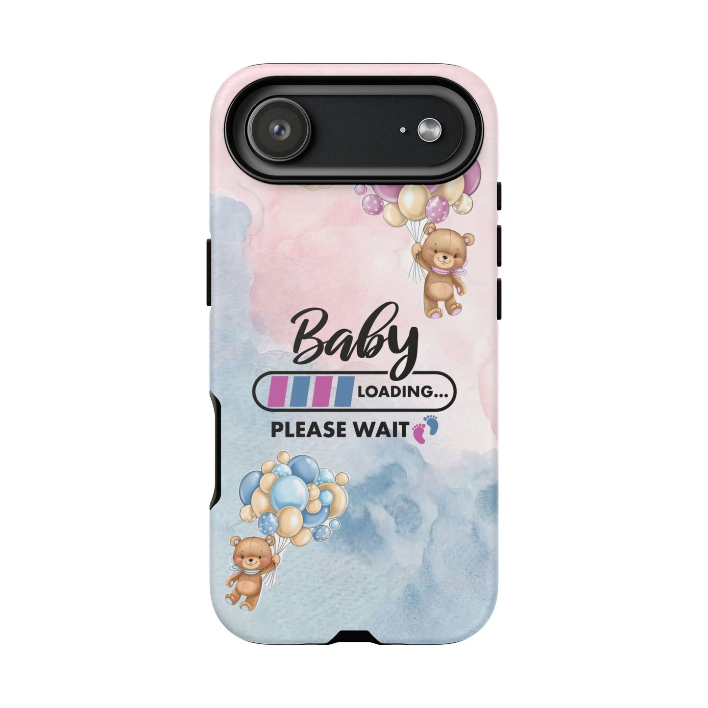 Cute Baby Loading Phone Case for iPhone - Maternity Cover for Pregnancy Reveal or Baby Shower