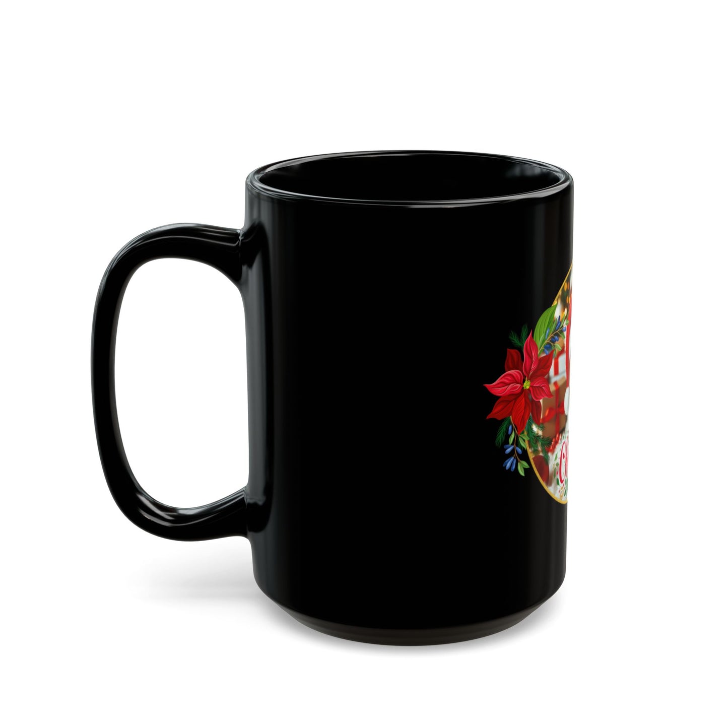 Chihuahua Claus Black Mug - 11oz, 15oz