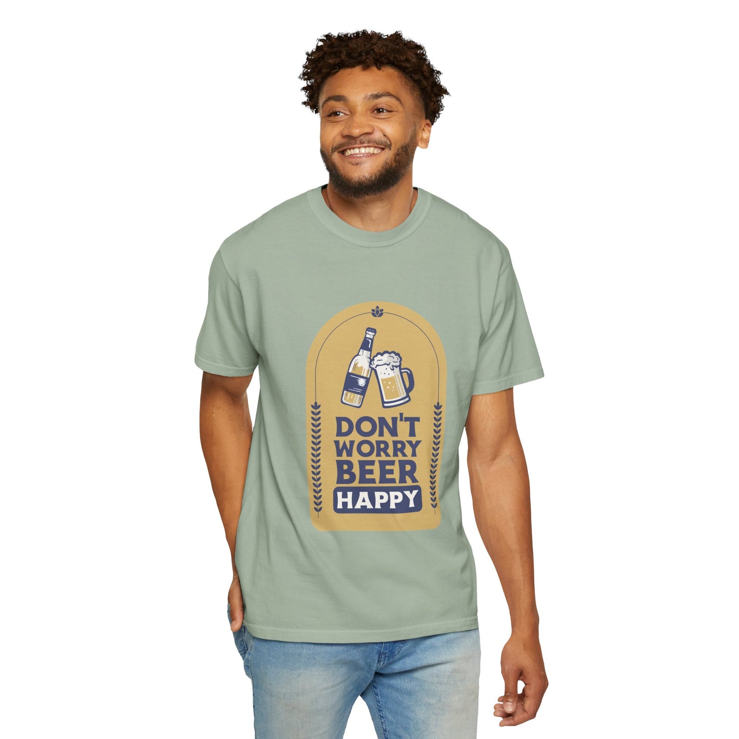 Beer Happy Unisex T-shirt - Funny Beer Tee