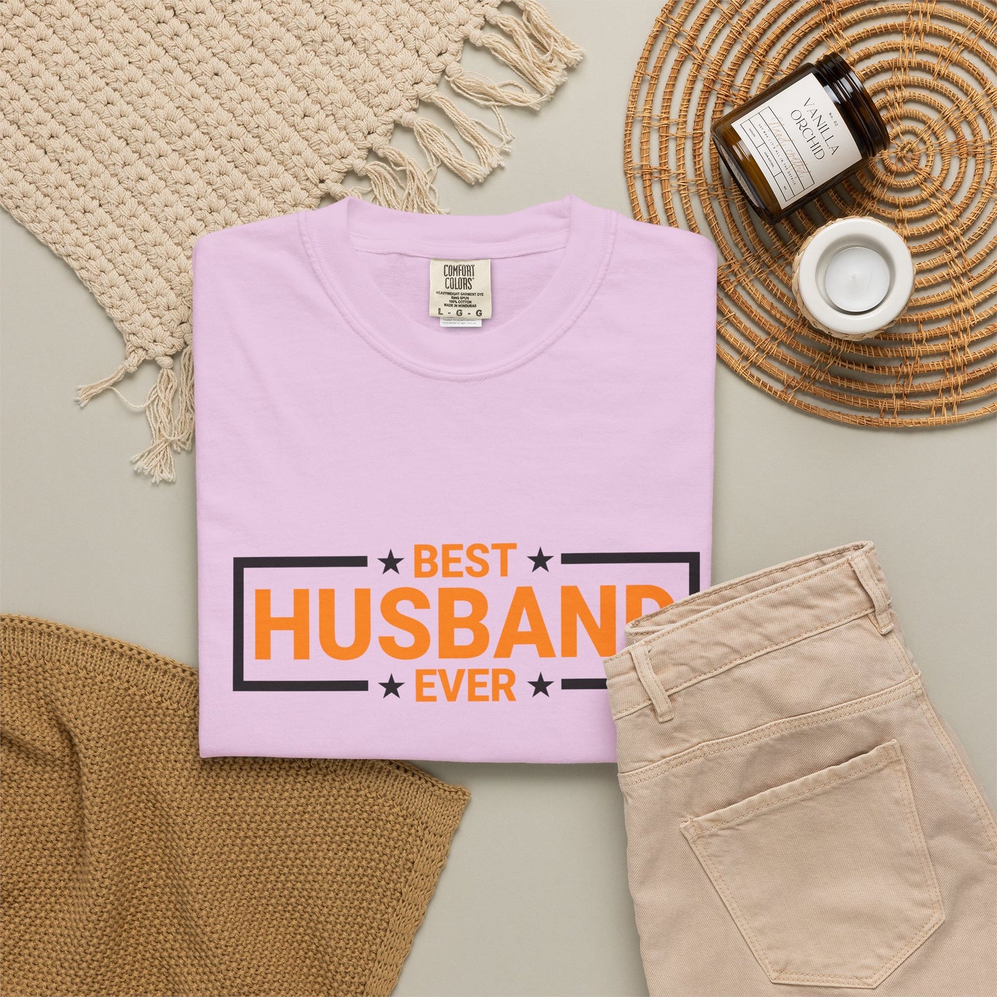 Best Husband Ever Unisex Garment-Dyed T-Shirt