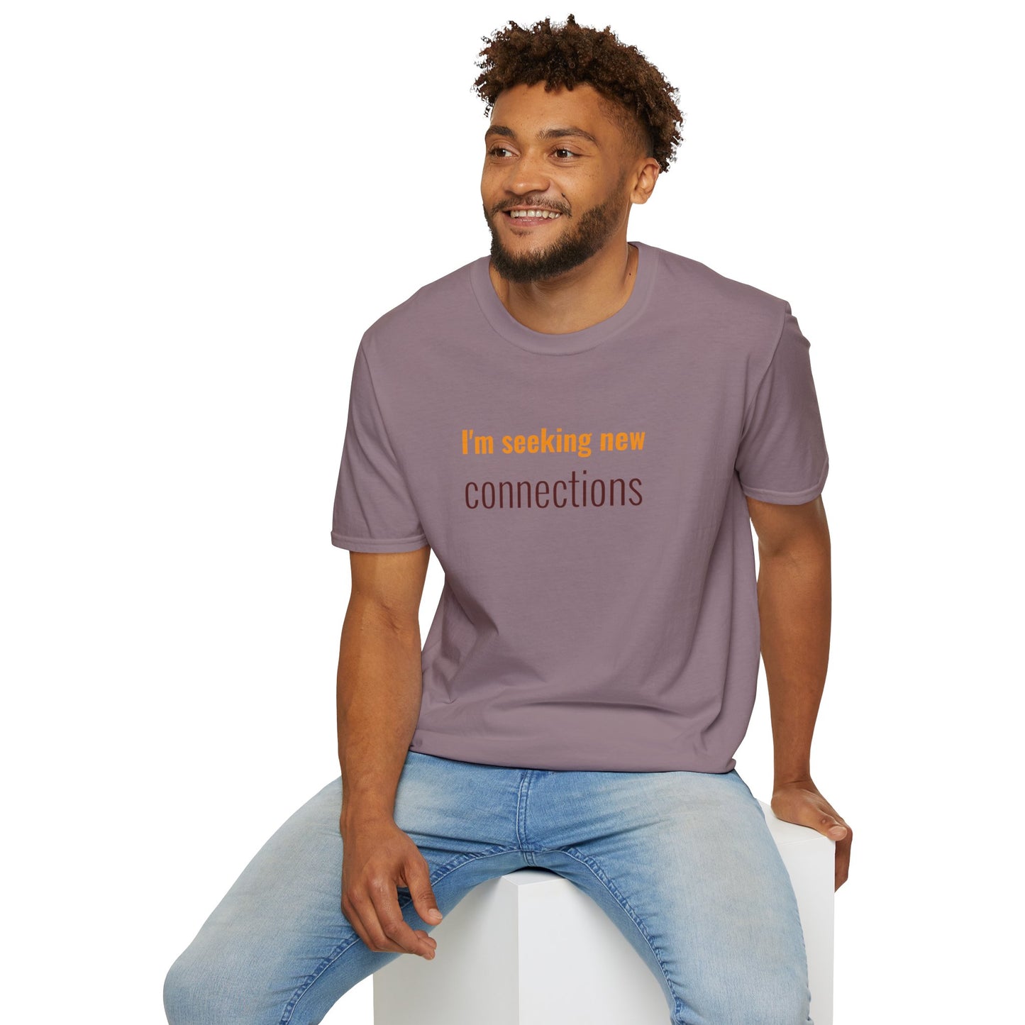 I'm Seeking New Connection Unisex Softstyle T-Shirt