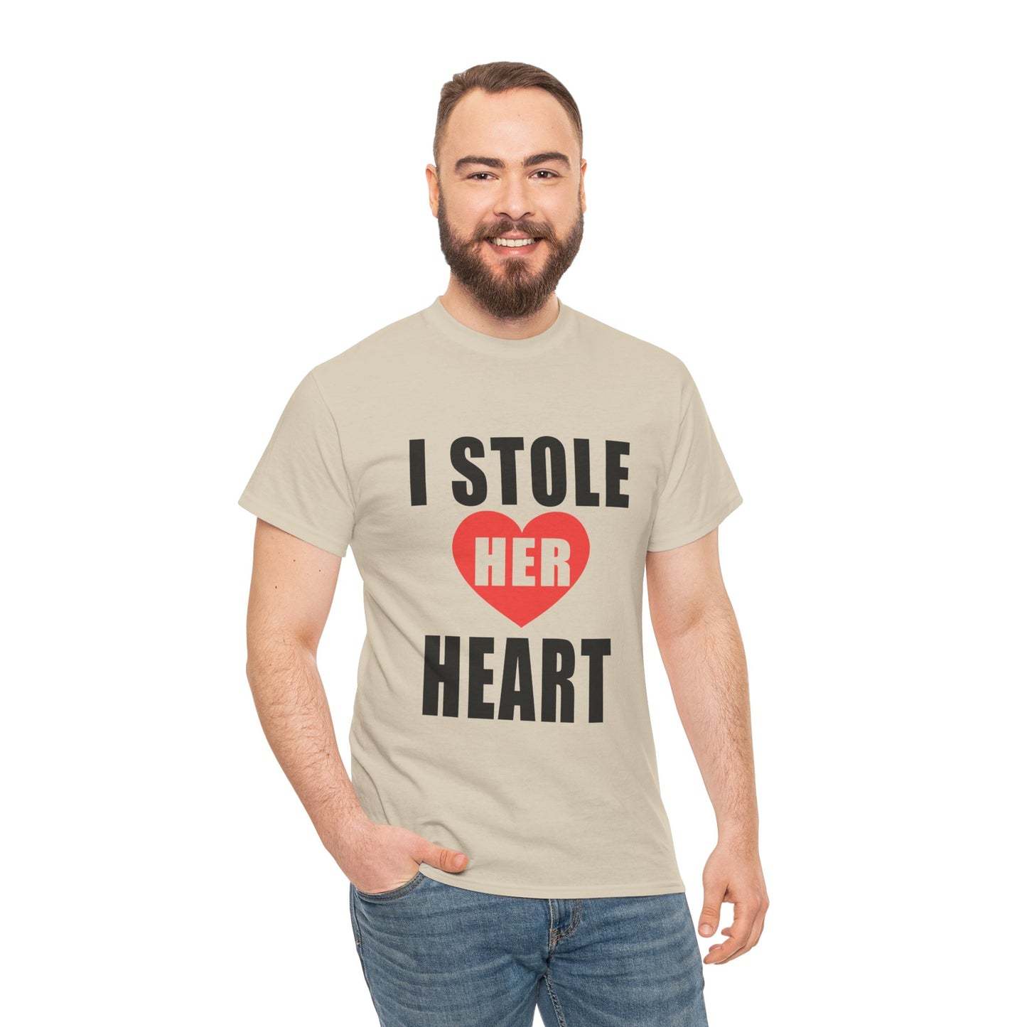 I Stole Her Heart,  Romantic Valentine Tee for Couples, A Part