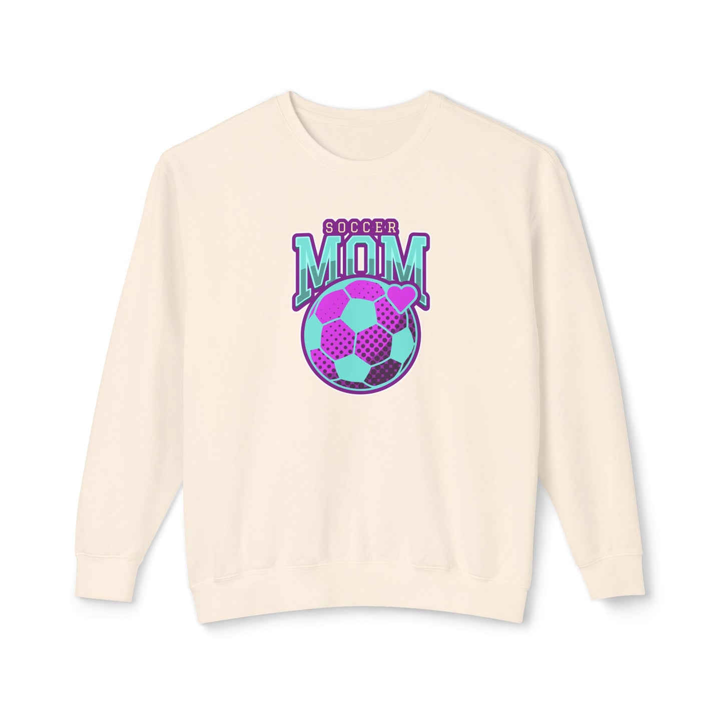 Soccer Mom Unisex Lightweight Crewneck Sweatshirt