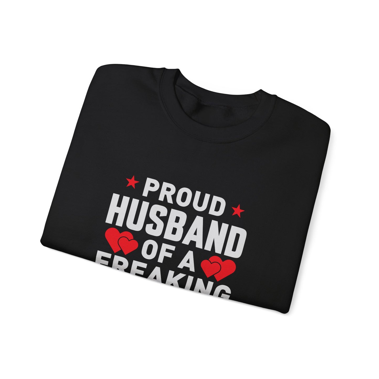 Proud Husband Crewneck Sweatshirt - Gifts for Him