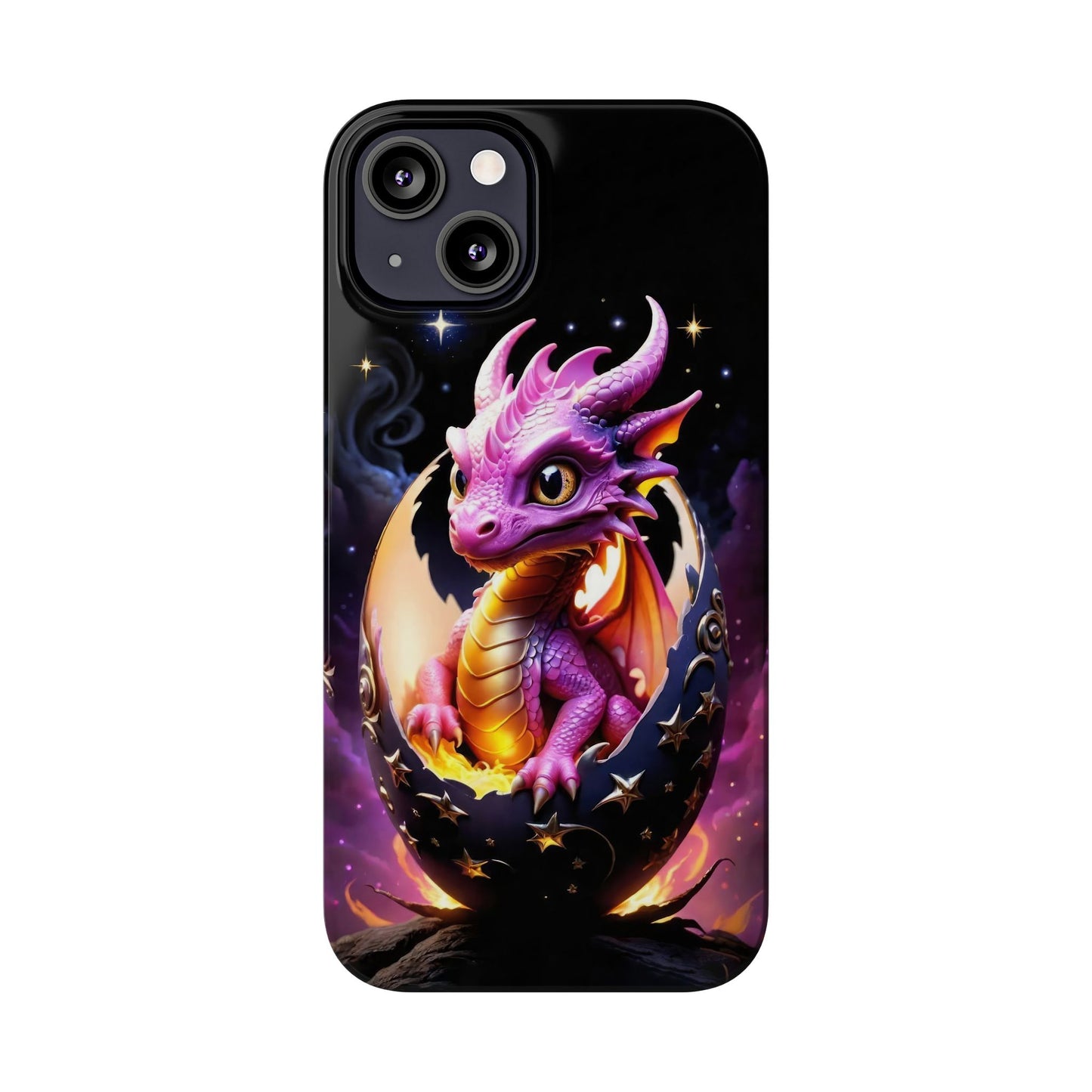 Fantasy Baby Dragon Slim Phone Case, Gift for Dragon Lovers