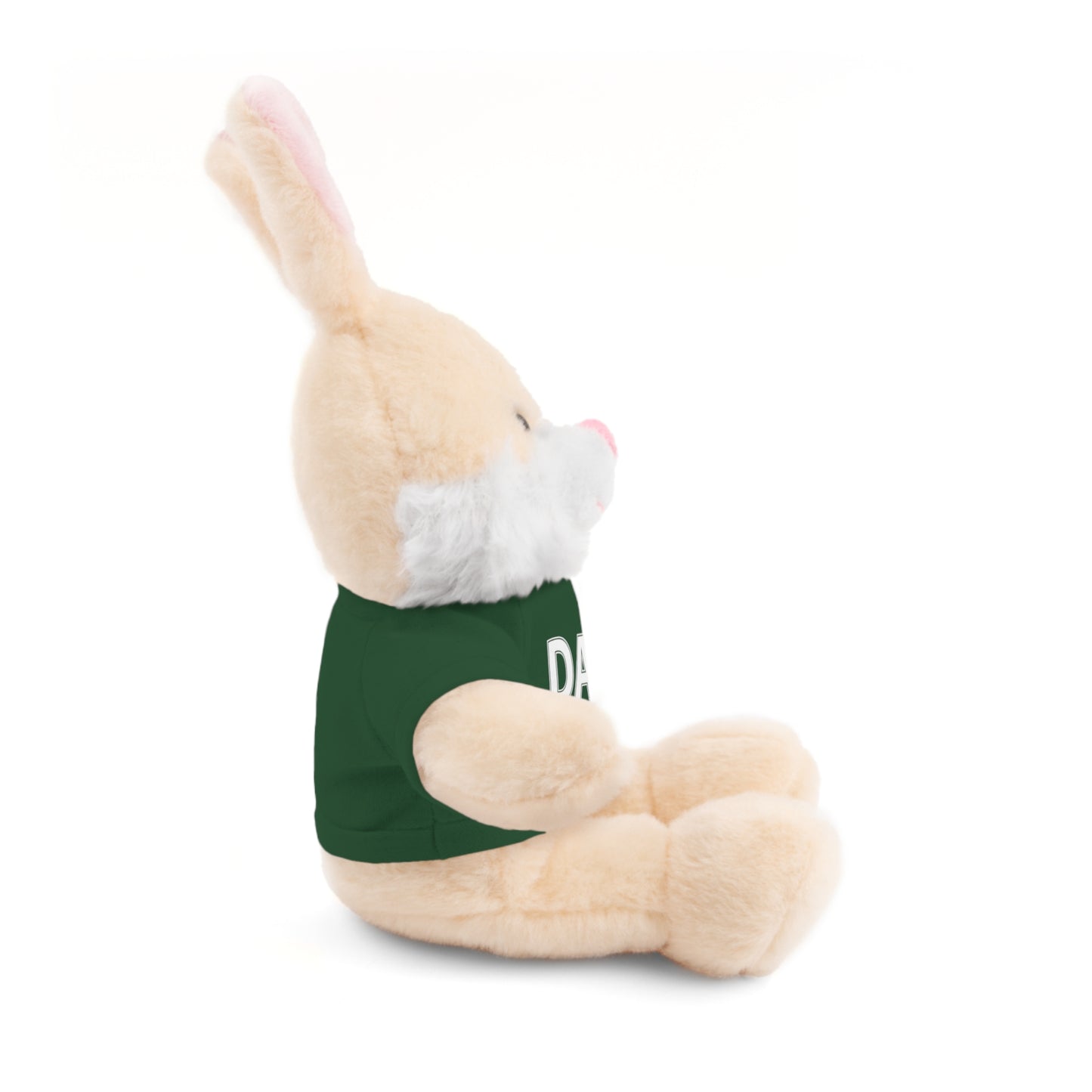 Stuffed Animal with T-Shirt, Gift for Dad