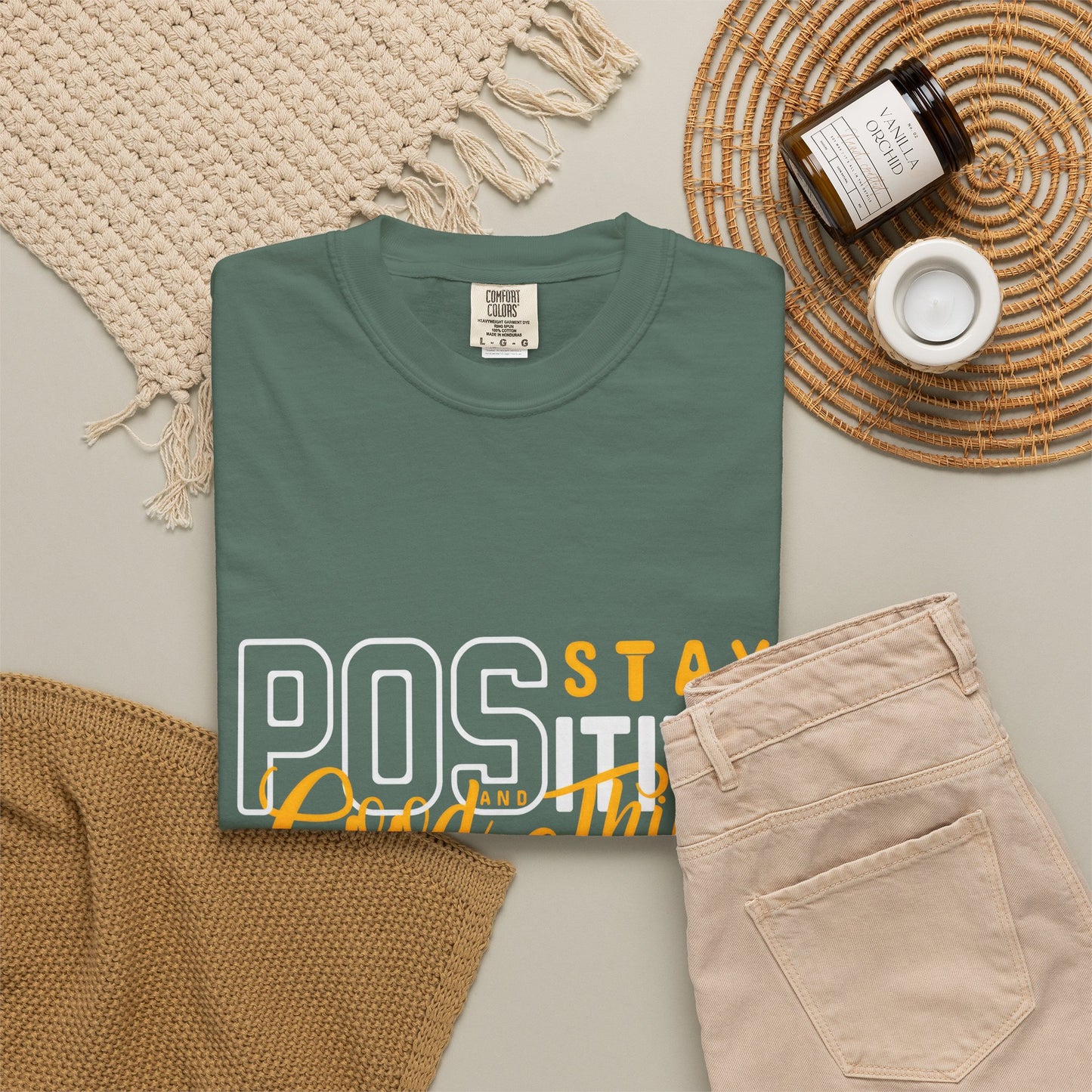 Unisex Positive Vibe T-Shirt - Stay Positive Good Things Will Happen