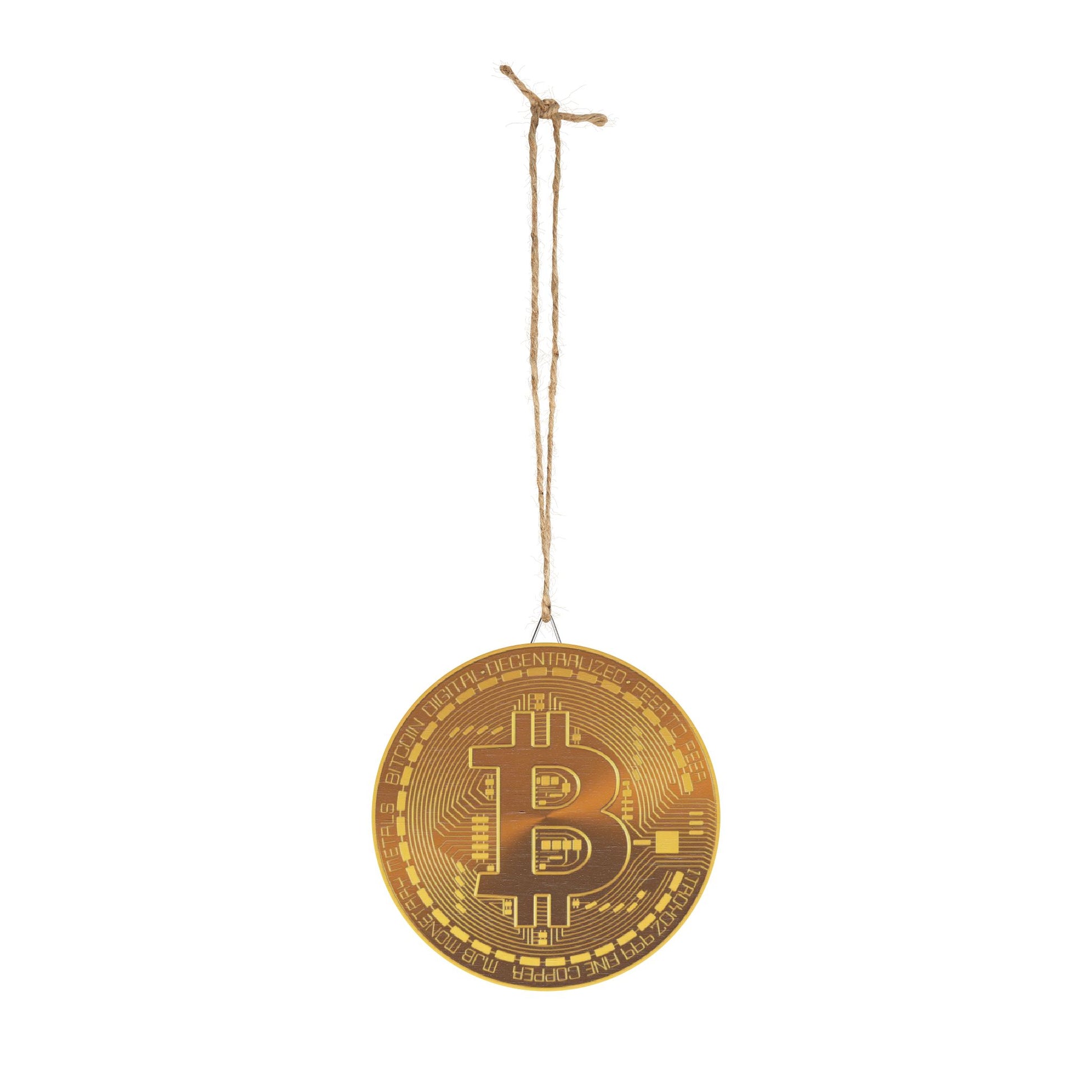 Bitcoin Wood Sign