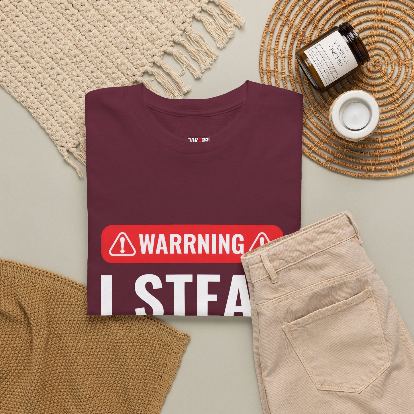 Warning I Steal Hearts Tee