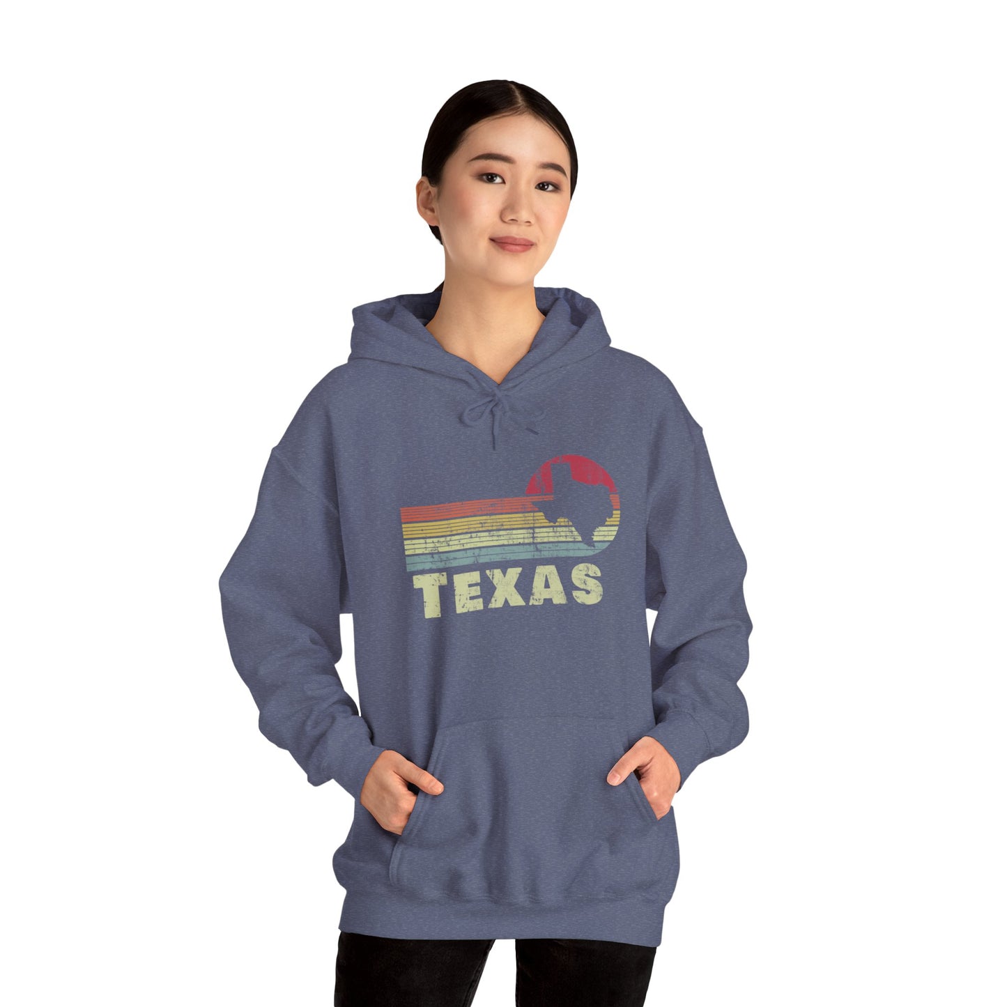 Texas Unisex Heavy Blend™ Hooded Sweatshirt