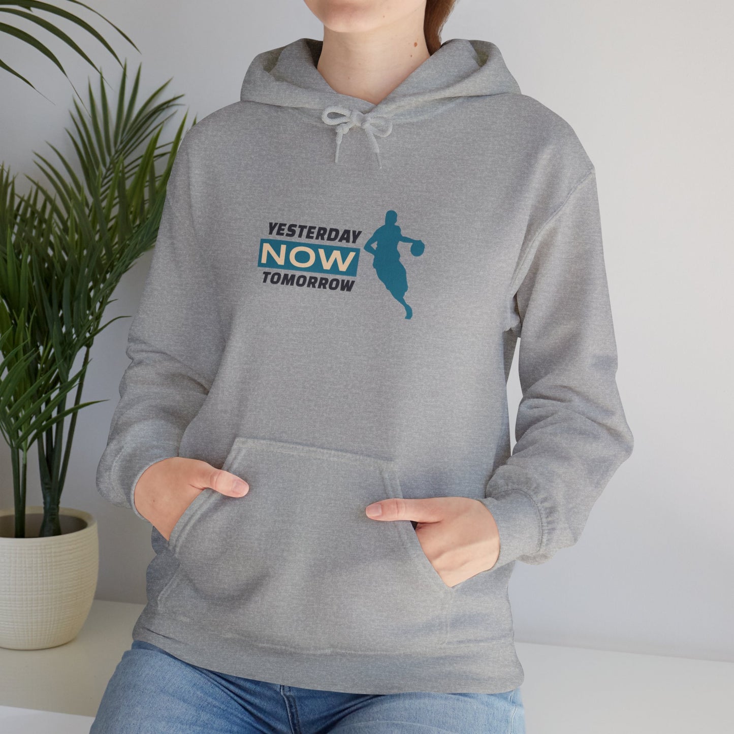 Yesterday Now Tomorrow Unisex Heavy Blend™ Hooded Sweatshirt