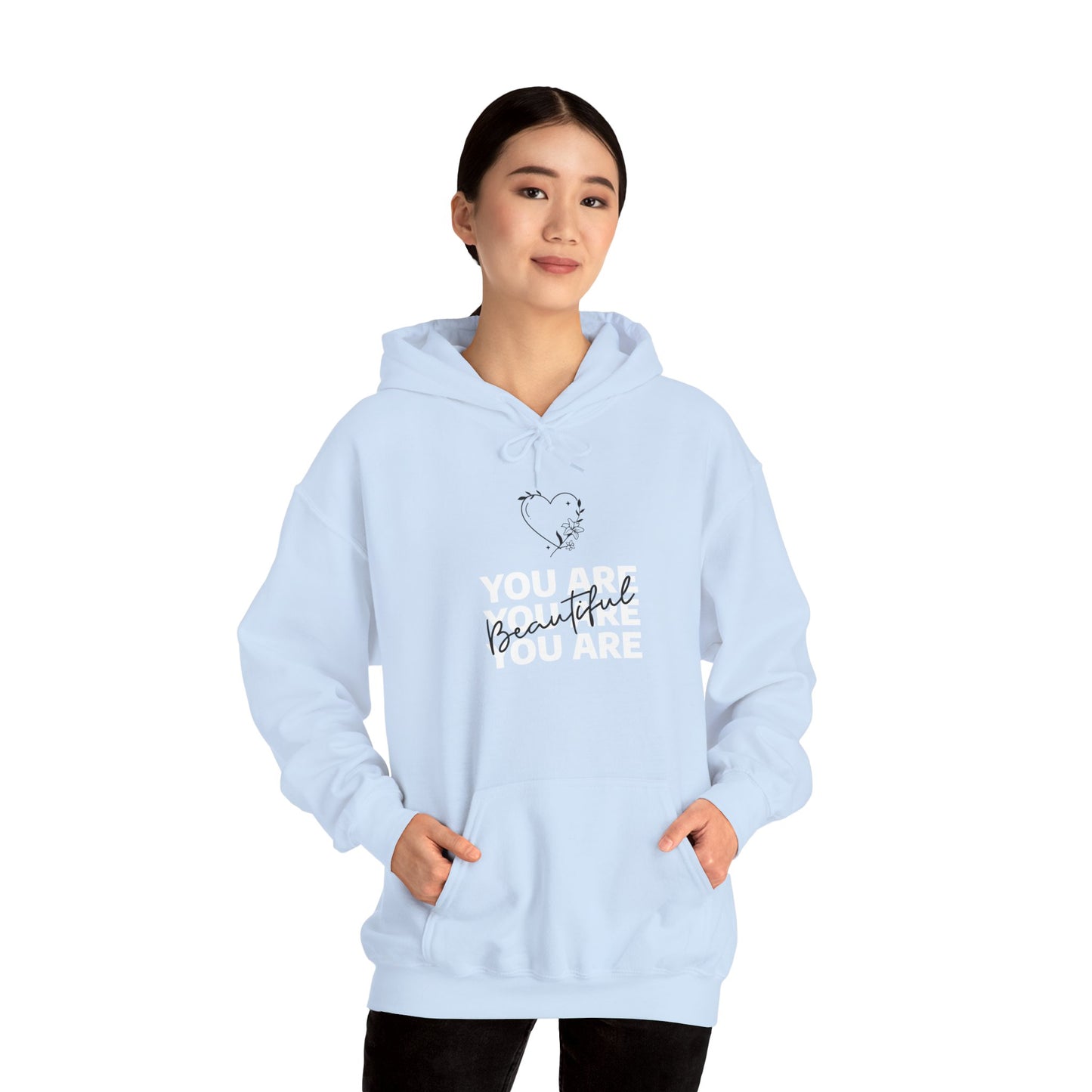 You Are Beautiful Unisex Heavy Blend™ Hooded Sweatshirt