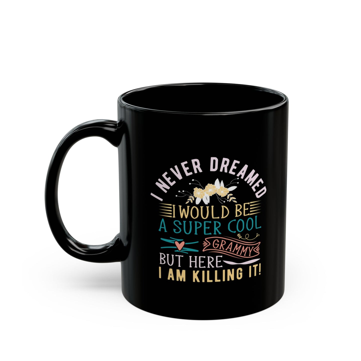 Super Cool Grammy Black Coffee Mug — 11oz & 15oz