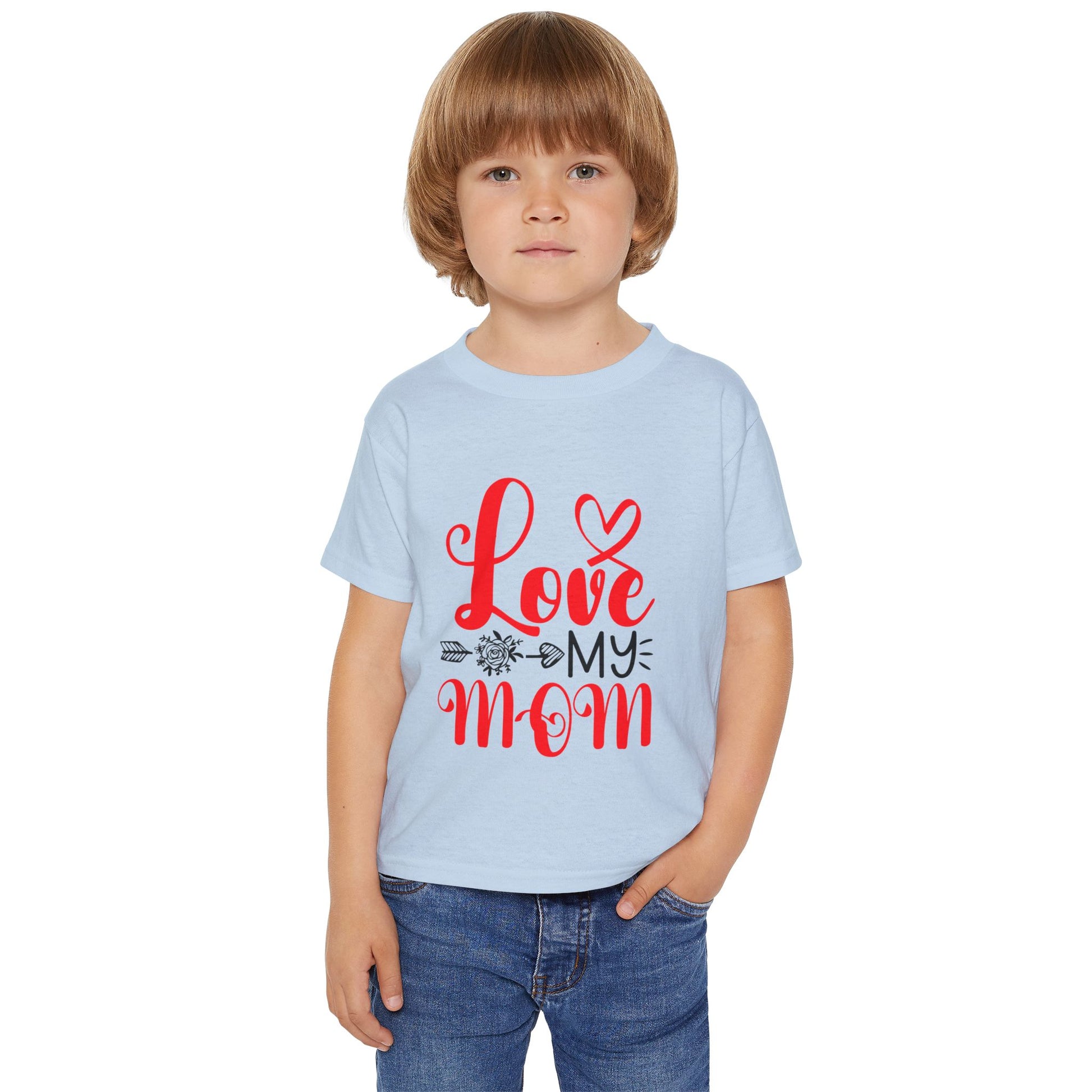 Toddler T-Shirt: 'Love My Mom' Cute Kids Tee