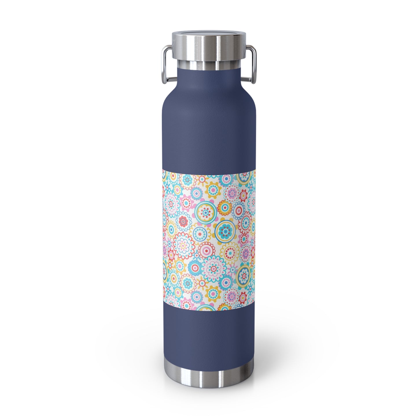 Flower Pop Copper Vacuum Insulated Bottle, 22oz