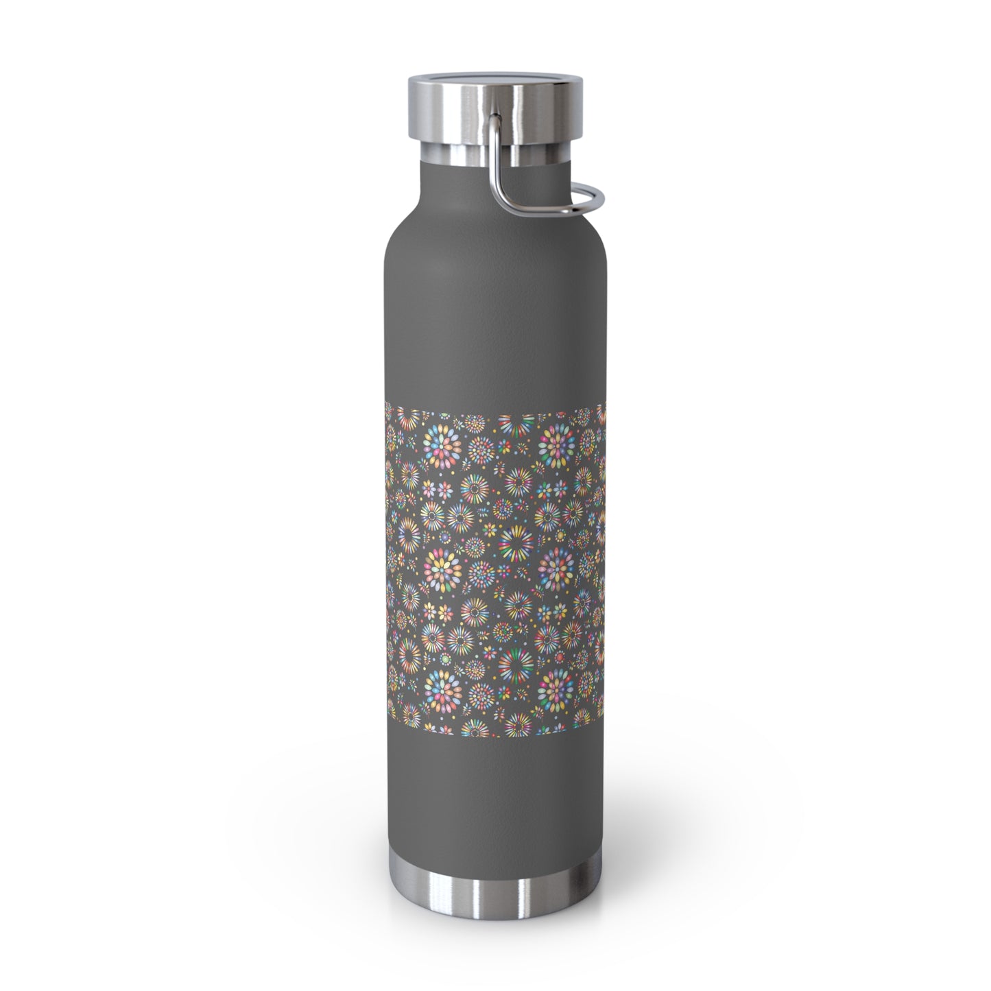 Vibrant Vibes Copper Vacuum Insulated Bottle, 22oz