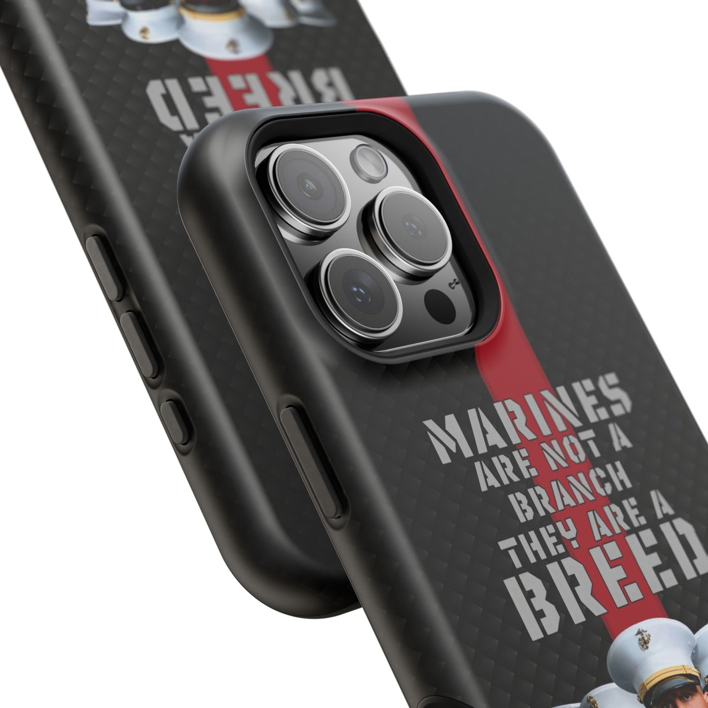 Marines Magnetic Tough Case - "Not a Branch, a Breed" Military iPhone Cover