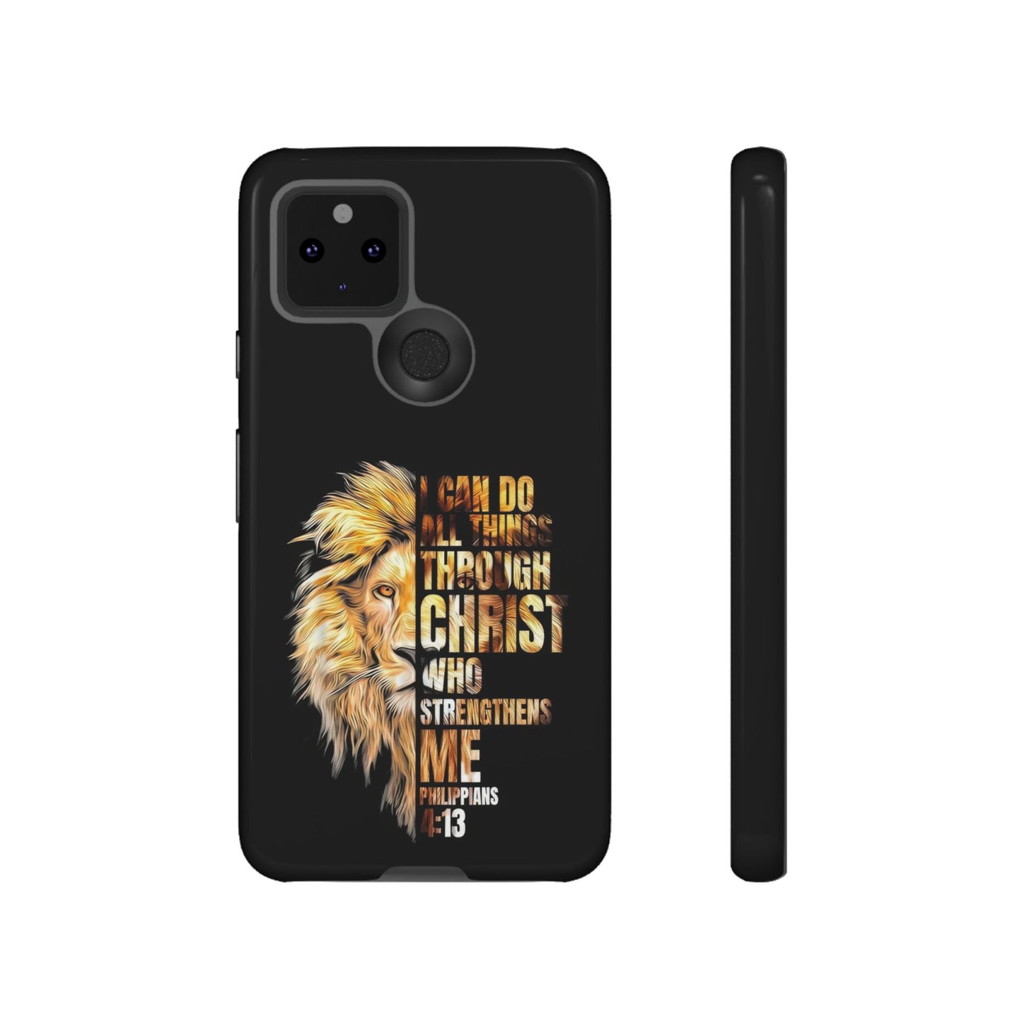 Inspirational Lion  Google Pixel Phone Case, Strength & Faith, Christian Accessories