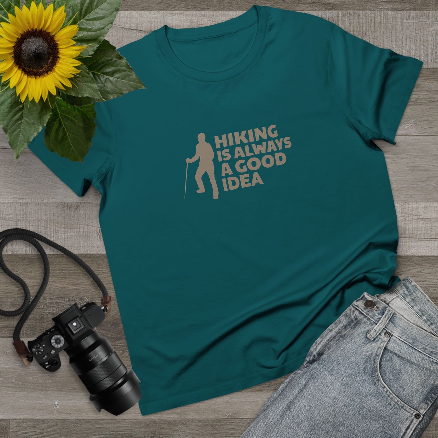 Hiking Is Always A Good Idea Women’s Maple Tee