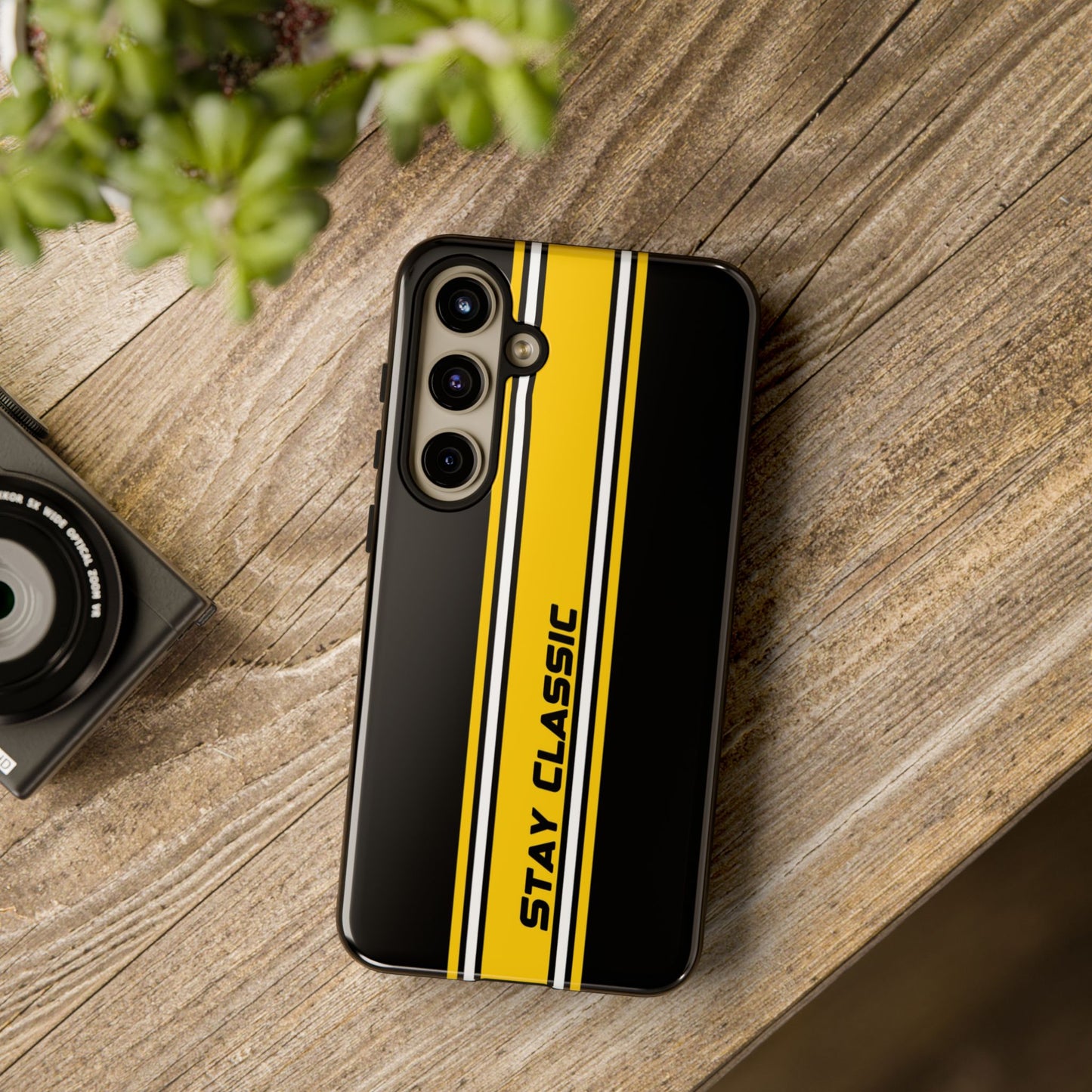 Stay Classic Tough Case – Minimalist Racing Design