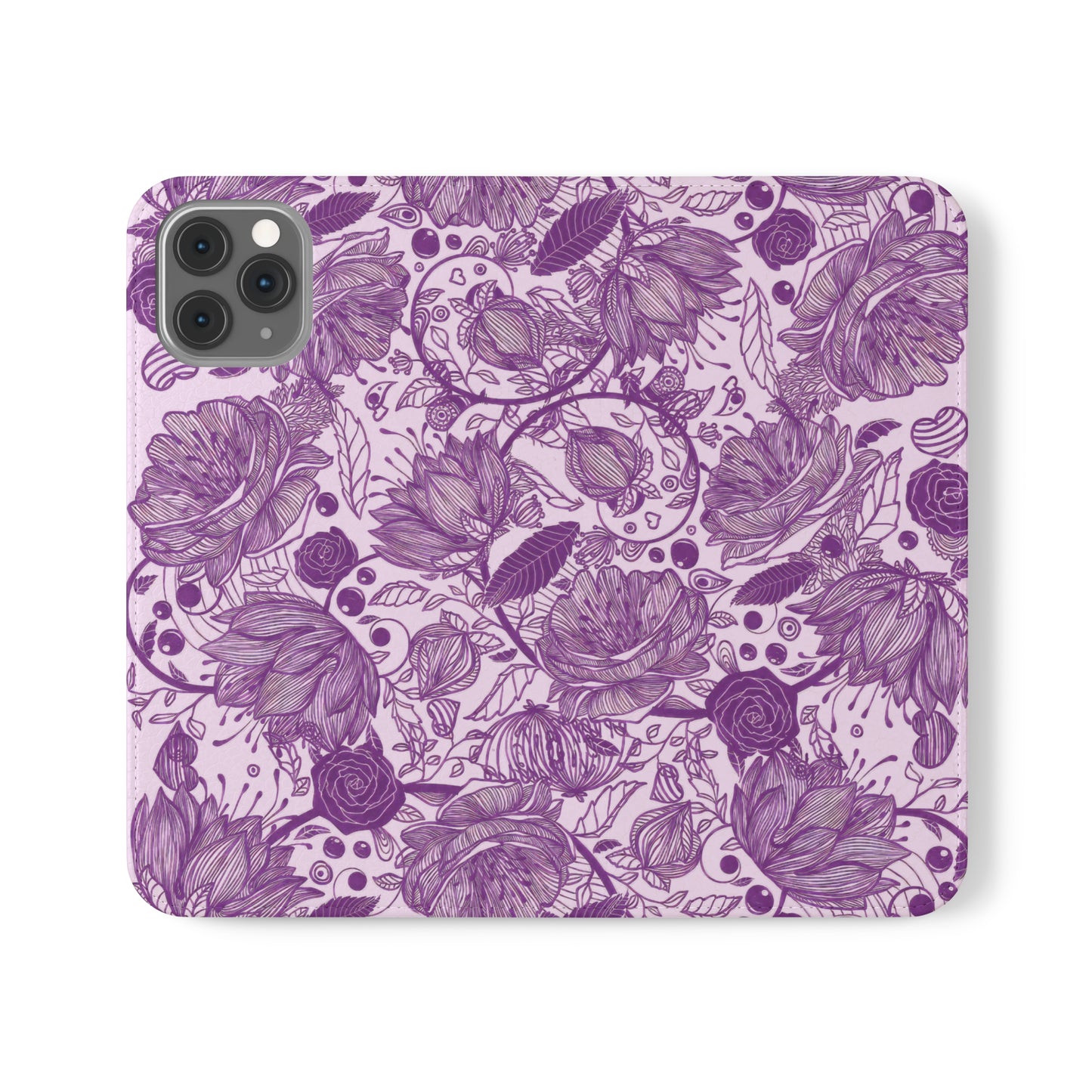 Graphical Garden: Purple Edition Flip Cases