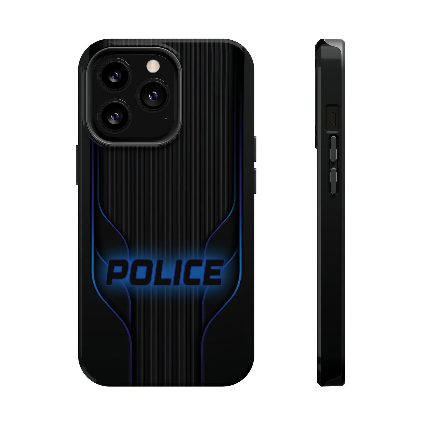 Police Magnetic Phone Cases, Blue Light