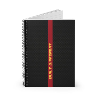 Built Different Spiral Notebook - Stylish Journal for Notes