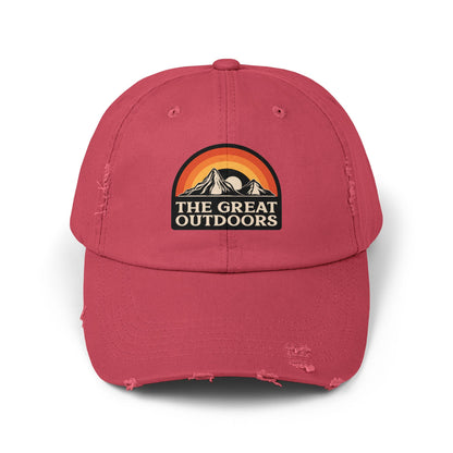 The Great Outdoors Unisex Distressed Cap