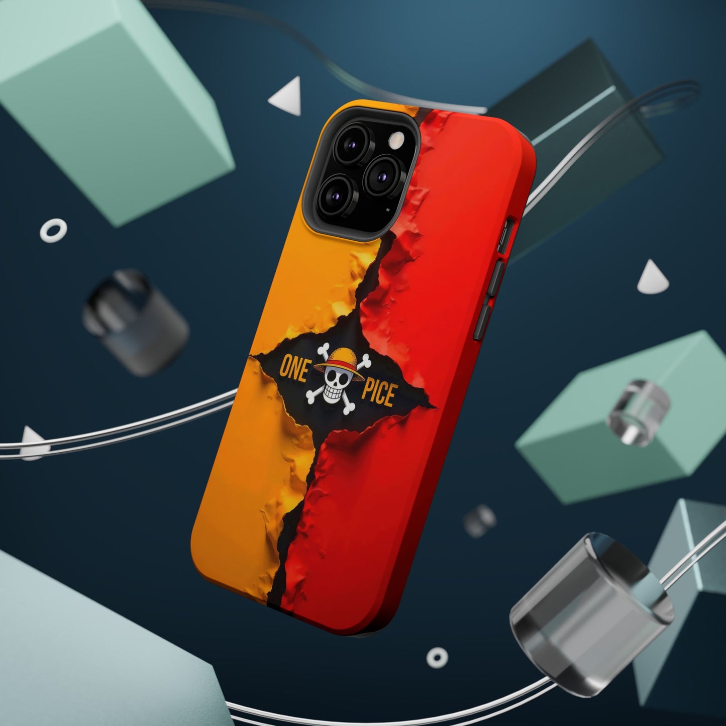 Bold One Piece Magnetic Tough Cases, Anime Phone Cover